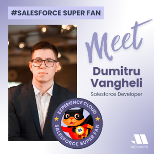 Meet Dumitru Vangheli, an Experience Cloud enthusiast enhancing digital interactions with personalized portals and dynamic communities.