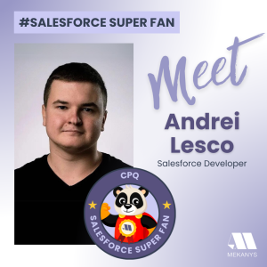 Meet Andrei Lesco, a CPQ enthusiast streamlining sales cycles with automated approvals, pricing management, and professional proposals.