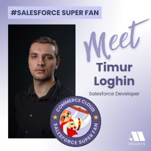 Meet Timur Loghin, a Commerce Cloud enthusiast transforming B2B and B2C businesses with engaging digital storefronts.