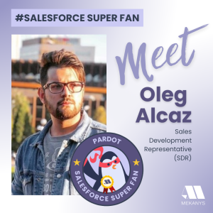 Meet Oleg Alcaz, a Pardot enthusiast empowering businesses with streamlined lead generation and optimized marketing strategies.