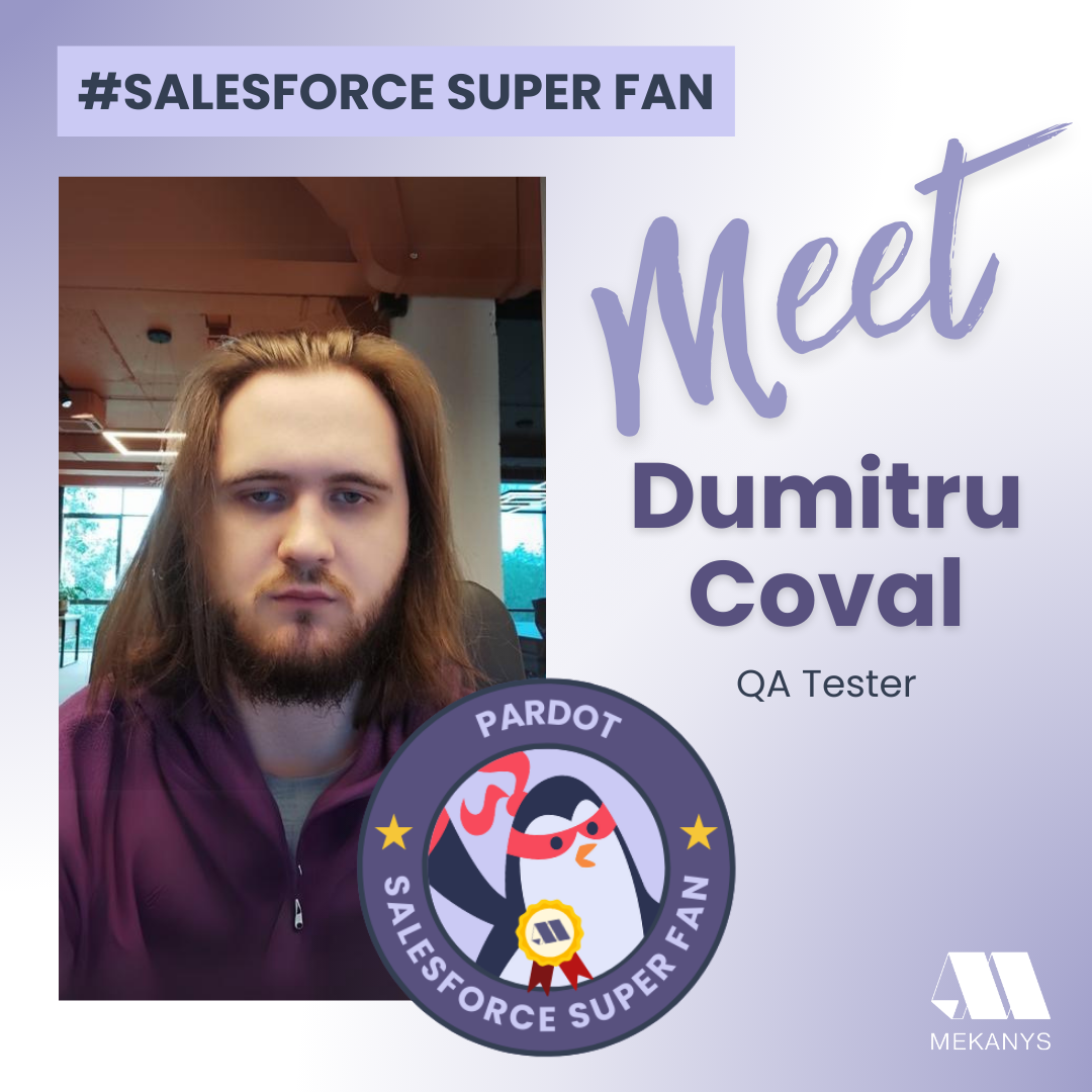 Meet Dumitru Coval, a Pardot advocate simplifying B2B marketing with personalized automation, analytics, and data-driven decisions.